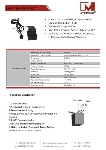 IVY Smart Sensor with CT