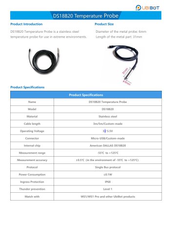 DS18B20 Temperature Probe