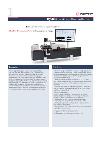 SJ5100 Universal Length Measuring Machines