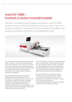 multi EA 4000 - der ideale Feststoff-Analysator für Makro-Elementaranalyse - 4