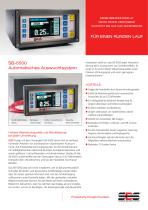 Model SB-5500 Automatic Balancer System Controller Data Sheet - 1