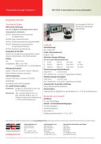 Model SB-5500 Automatic Balancer System Controller Data Sheet - 2