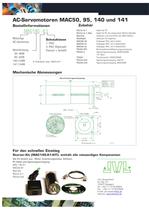 Der MAC Motor®. AC-Servomotor mit integrierter Ansteuerelektronik MAC50, 95, 140 und 141 - 8