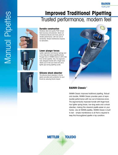 Improved Traditional Pipetting