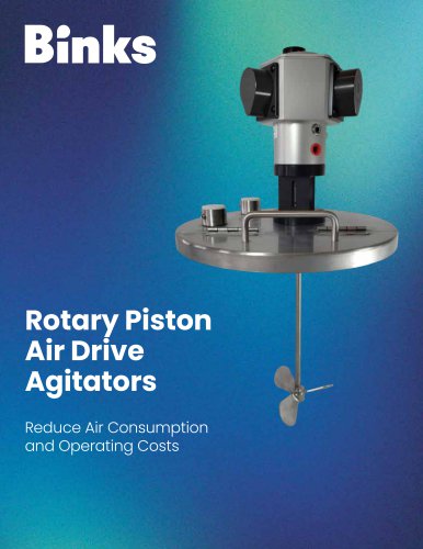 Rotary Piston Air Drive Agitators