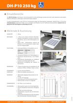 Hubladebühnen für Lieferwagen >  DH-P11-2