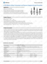 JC101 Diffusion Silicon Temperature and Pressure Integrated Sensor/Transmitter