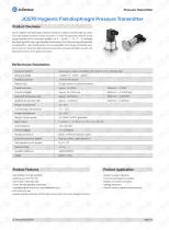 JC670 Hygienic Flat-diaphragm Pressure Transmitter