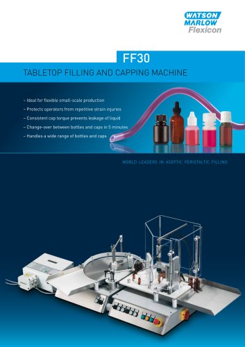 Flexicon FF30 bottle handling system