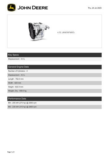 4.5L (4045SFM85)