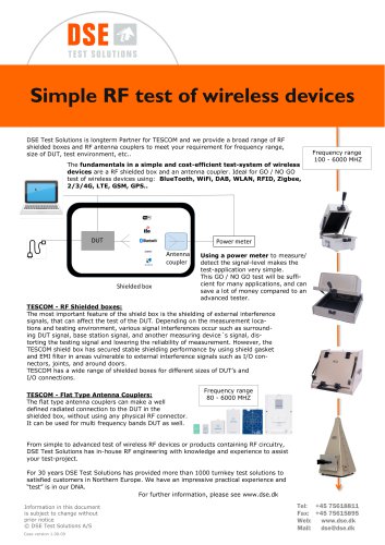 Simple RF test of wireless devices