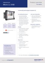 SERVOFLEX Micro i.s. 5100 Product Brochure