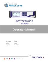 SERVOPRO HFID Operators Manual PN 221196 r0