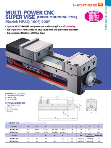 HPAQ-F Multi Power CNC Super-Vise (Front-Mounting Type)