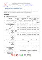 Date sheet-6641 F class DMD insulation paper