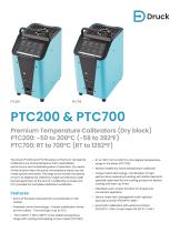 Druck PTC200 and PTC700