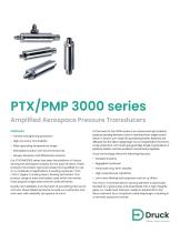 Druck PTX/PMP 3000 series Amplified Aerospace Pressure Transducers