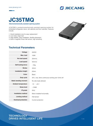 JIECANG Electromechanically assisted opening system JC35TMQ