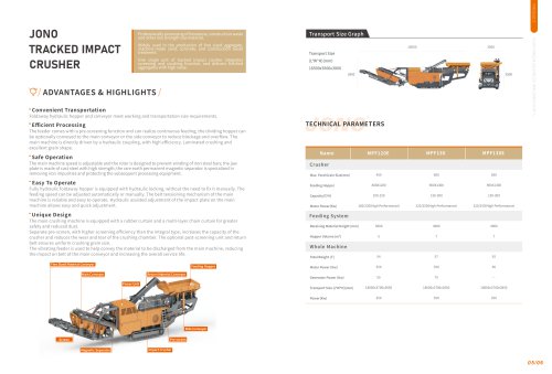 JONO Tracked Impact Crusher C&D Mobile