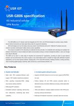 USR-G806-G 4G LTE communication router