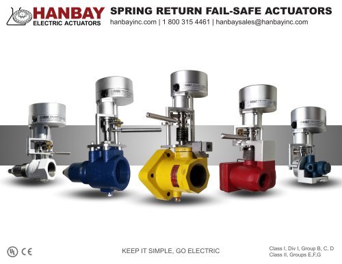 Rxx-Spring Return Series Spec Sheet