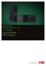 PowerValue 11 RT - Die einphasige USV-Lösung