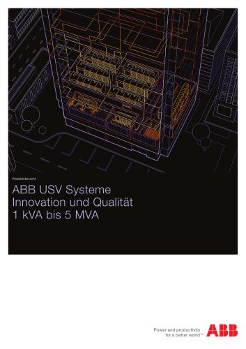 Produktübersicht: Nachhaltig hohe Verfügbarkeit der Stromversorgung