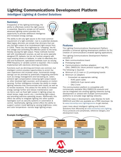 Lighting Communications Development Platform Sell Sheet