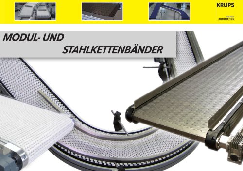MODUL- UND STAHLKETTENBÄNDER