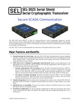 SEL-3025 Serial Shield Serial Cryptographic Transceiver