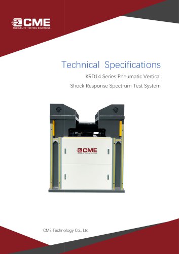 CME Shock response spectrum testing machine KRD14