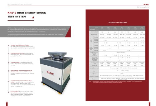 KRD13 High Energy Shock Test System Testing Machine