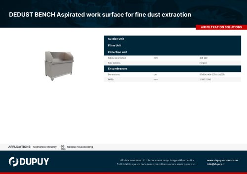 DEDUST BENCH