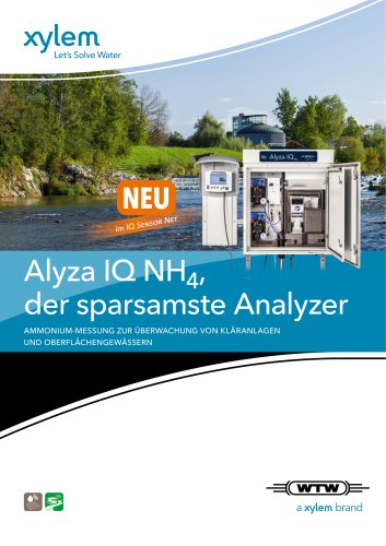 Alyza IQ NH4, der sparsamste Analyzer