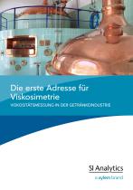 Die erste Adresse für Viskosimetrie VISKOSITÄTSMESSUNG IN DER GETRÄNKEINDUSTRIE - 1