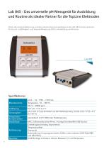 TopLine DIE WARTUNGSARME ELEKTRODENSERIE IM PEEKSCHAFT - FÜR pH UND REDOX - 6