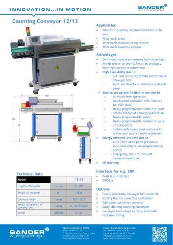 Counting Conveyor 12/13