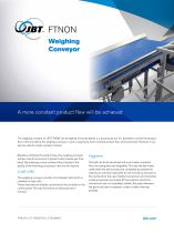 Weighing conveyor