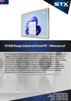 AU X7500 Industrial Panel PC Waterproof