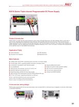 N3410 series Data Sheet programmable dc power supply for testing