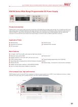 N36100 series Data Sheet high accuracy programmable dc power supply