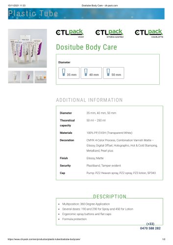 Dositube Body Care