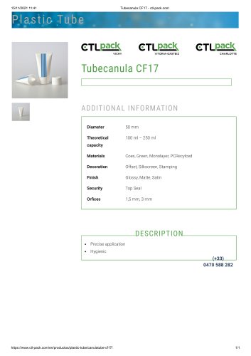 Tubecanula CF17