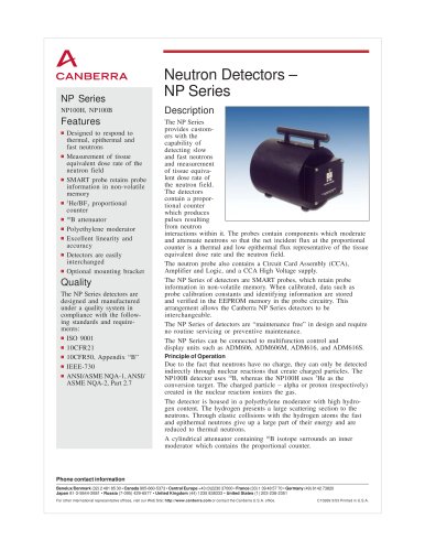 neutron detector NP Series