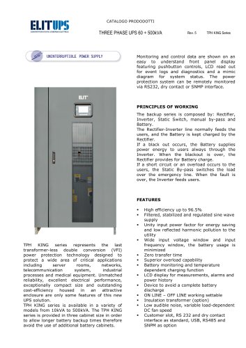 THREE PHASE UPS