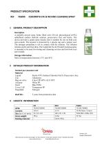 PRODUCT SPECIFICATION REF 726000 CEDERROTH EYE & WOUND CLEANSING SPRAY