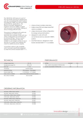 VXB LED beacon 24Vdc