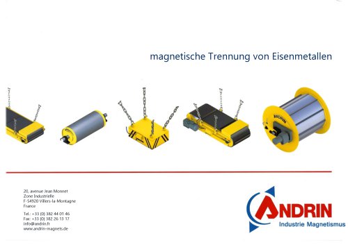 magnetische Trennung von Eisenmetallen