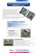 STEPPER GEARMOTOR DRIVER MM003AT/21-22