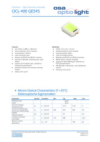 OCL-400 GE545